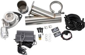 Granatelli Motor Sports - Granatelli Motor Sports Vacuum/Pressure Controlled Electronic Exhaust Cutout Systems Stainless Steel - Slip Fit  309530K - Image 5