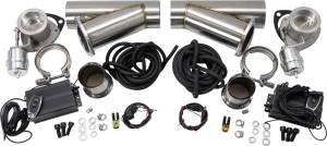 Granatelli Motor Sports Vacuum/Pressure Controlled Electronic Exhaust Cutout Systems Stainless Steel - Slip Fit  309530K