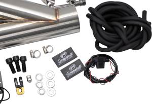 Granatelli Motor Sports - Granatelli Motor Sports Vacuum/Pressure Controlled Electronic Exhaust Cutout Systems Stainless Steel - Slip Fit  309530K - Image 6