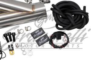 Granatelli Motor Sports - Granatelli Motor Sports Vacuum/ Pressure Controlled Electronic Exhaust Cutout Systems - Stainless Steel Weld In 309625 - Image 3