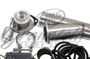 Granatelli Motor Sports - Granatelli Motor Sports Vacuum/ Pressure Controlled Electronic Exhaust Cutout Systems - Stainless Steel Weld In 309630 - Image 5