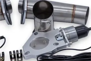 Granatelli Motor Sports - Granatelli Motor Sports Dual Electronic Exhaust Cutout Kit 307522D - Stainless Steel Weld-In - 2.25" - Image 4