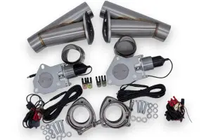 Granatelli Motor Sports - Granatelli Motor Sports Dual Electronic Exhaust Cutout Kit 307522D - Stainless Steel Weld-In - 2.25" - Image 5