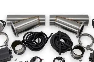 Granatelli Motor Sports - Granatelli Motor Sports Vacuum/ Pressure Controlled Electronic Exhaust Cutout Systems - Stainless Steel Weld-In 309625K - Image 2