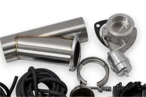 Granatelli Motor Sports - Granatelli Motor Sports Vacuum/ Pressure Controlled Electronic Exhaust Cutout Systems - Stainless Steel Weld-In 309625K - Image 5