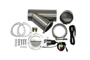 Granatelli Motor Sports Electronic Exhaust Cutout Kit 307540 - Stainless Steel Weld-In -4.00"