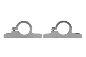 Granatelli Motor Sports - Granatelli Motor Sports 1.75" (44mm) Aluminum Fuel Filter Mounting Brackets Clear Anodize - Image 3