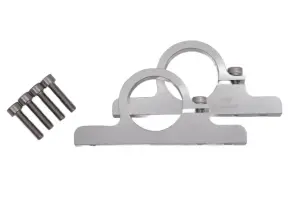 Granatelli Motor Sports - Granatelli Motor Sports 1.75" (44mm) Aluminum Fuel Filter Mounting Brackets Clear Anodize - Image 2