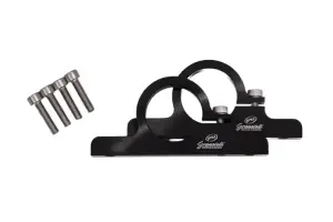 Granatelli Motor Sports - Granatelli Motor Sports 1.75" (44mm) Aluminum Fuel Filter Mounting Brackets Black - Image 2