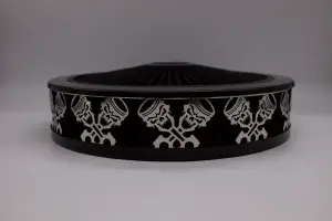 Granatelli Motor Sports - Blingz Beauty Bandz Black Air Filter Assembly , Skullz and Rods - Image 2