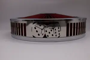 Granatelli Motor Sports - Blingz Beauty Bandz Red and Chrome Air Filter Assembly , Craps - Image 2