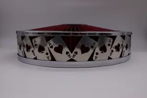 Granatelli Motor Sports - Blingz Beauty Bandz Red and Chrome Air Filter Assembly , Aces Wilds - Image 2