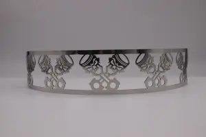 Granatelli Motor Sports - Blingz Beauty Bandz, 14" Diameter, 3" Tall Air Cleaner Grill - Skullz and Rods - Image 4