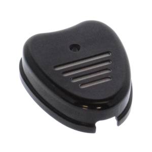 Turn Signal Switch, W/ Billet Cover "GROOVEY", Bright Black