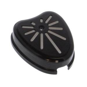 Turn Signal Switch, W/ Billet Cover "SUNRISE", Bright Black