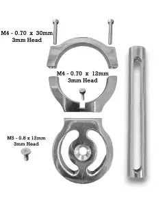 Granatelli Motor Sports - 2.00" Race Belt Residual Slack Harness Collar - Polished - Image 4