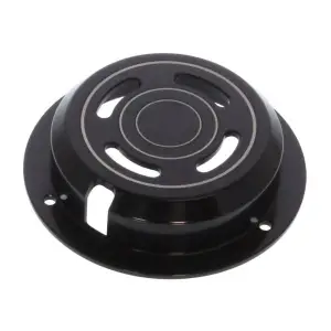 Granatelli Motor Sports Black Billet Fan Cover - Flex-a-Lite, 3 Ring
