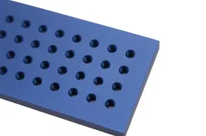 Granatelli Motor Sports - Granatelli Motor Sports Jet Holders, Aluminum, Blue Anodized - Image 3