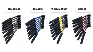 Granatelli Motor Sports - Granatelli Motor Sports "0 ohm" High Performance Spark Plug Wires Blue 28-1811HTBLB - Image 5