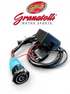 Granatelli Motor Sports Billet Illuminated Exhaust Cutout Push Button- "BLACK"