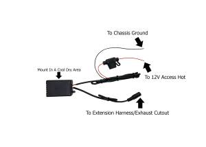 Granatelli Motor Sports - Granatelli Motor Sports Wireless Remote for Dual Exhaust Cutout Kits – 303510R-D - Image 3