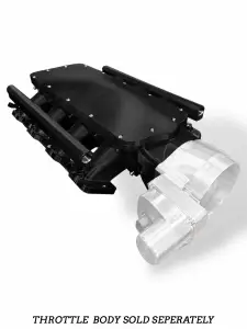 Granatelli Motor Sports ZILLA Black Billet LS Manifold – 105MM Inlet