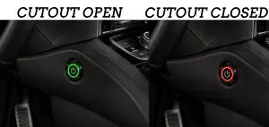Granatelli Motor Sports - Granatelli Motor Sports Billet Illuminated Exhaust Cutout Push Button- "BLACK" - Image 2