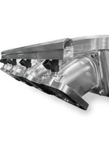 Granatelli Motor Sports ZILLA Silver Billet LS Manifold – 105MM Inlet - Image 4