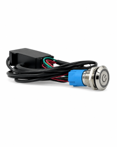 Granatelli Motor Sports - Granatelli Motor Sports Billet Illuminated Exhaust Cutout Push Button- "CHROME" - Image 3