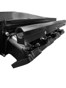 Granatelli Motor Sports ZILLA Black Billet LS Manifold – 105MM Inlet - Image 5