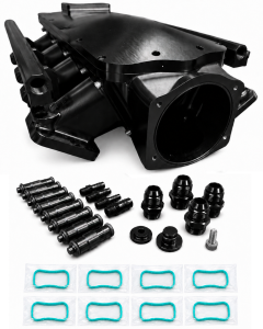 Granatelli Motor Sports ZILLA Black Billet LS Manifold – 105MM Inlet